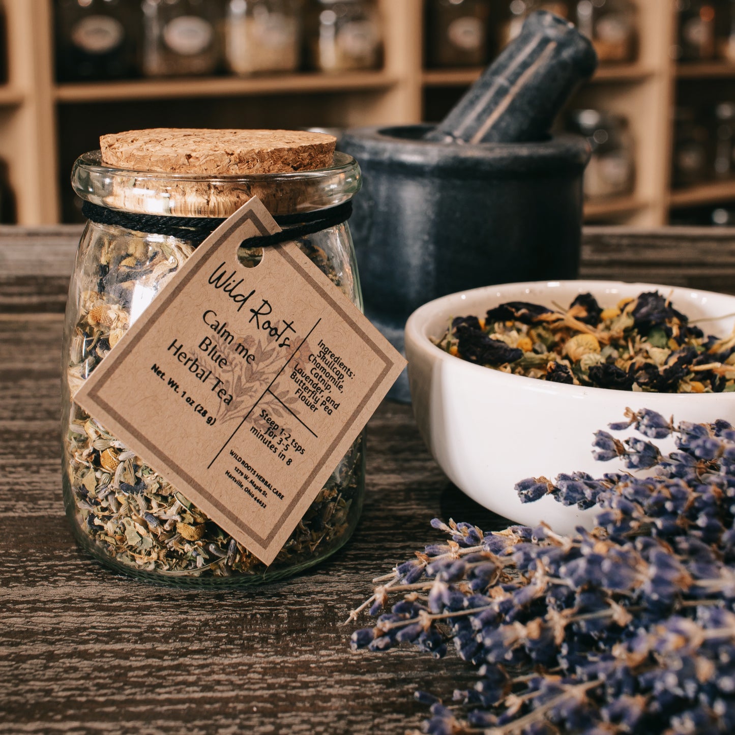Calm Me Blue Tea | Butterfly Pea Flower & Chamomile Blend