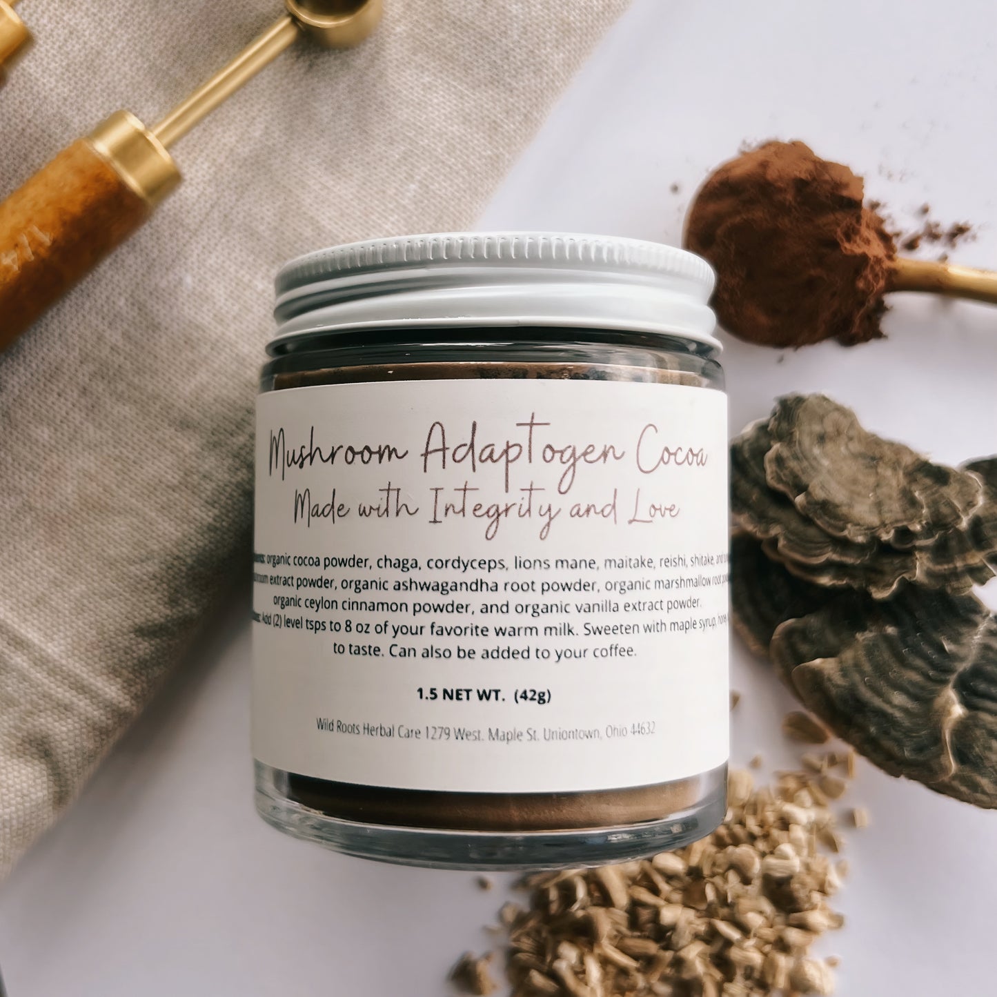 Mushroom and Adaptogen Cocoa