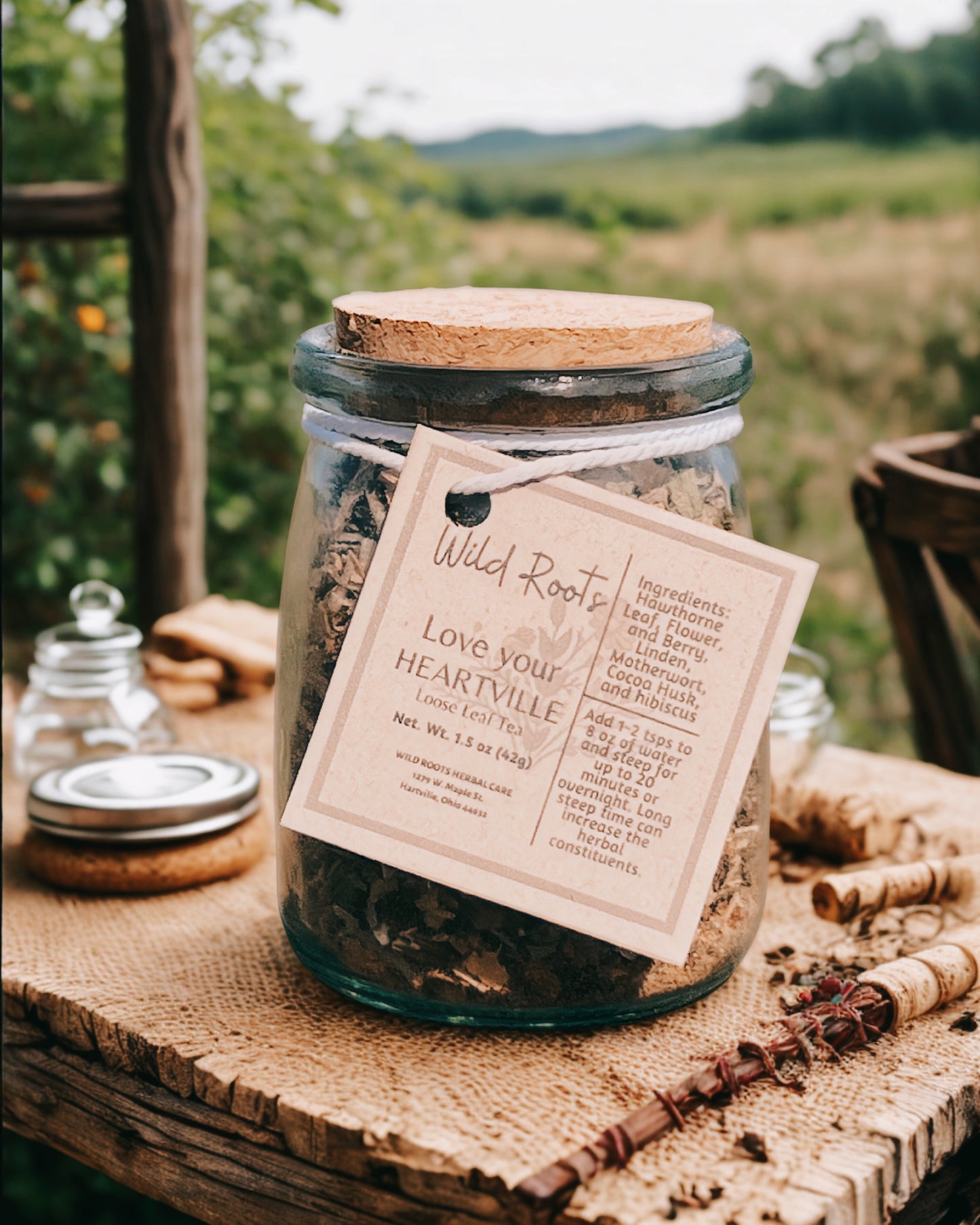 Love Your Heartville Tea | Hawthorn & Cocoa Heart Tonic