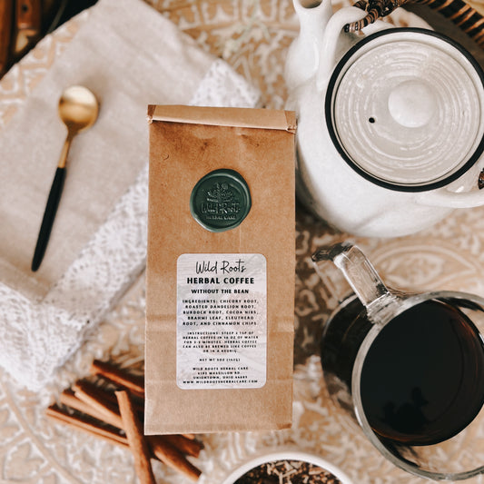 Organic Herbal Coffee Alternative | Roasted Dandelion & Chicory Blend