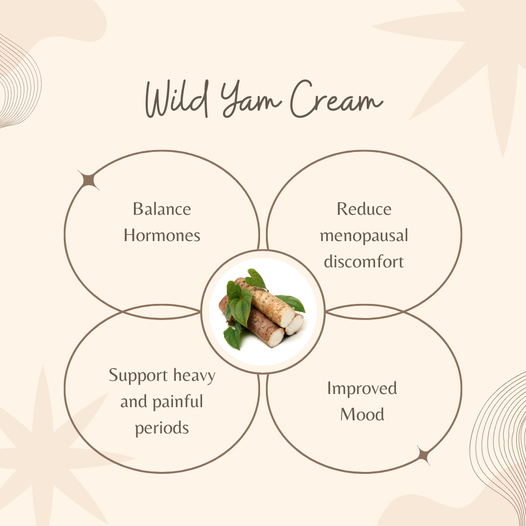 Wild Yam Cream for Hormonal Support