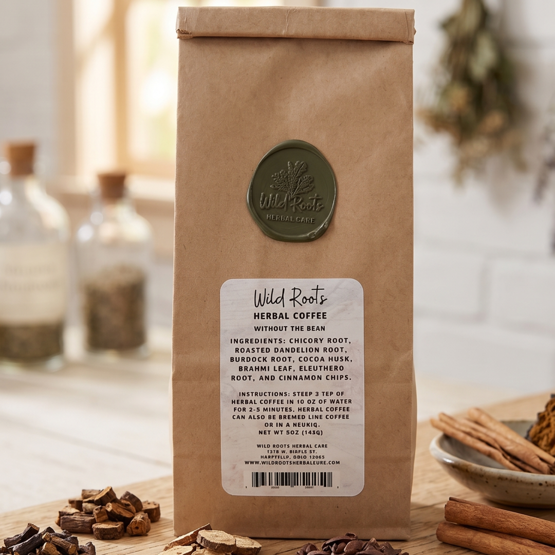 thacomoli roots to branches 限定coffee Organic Herbal Coffee Alternative | Roasted Dandelion & Chicory